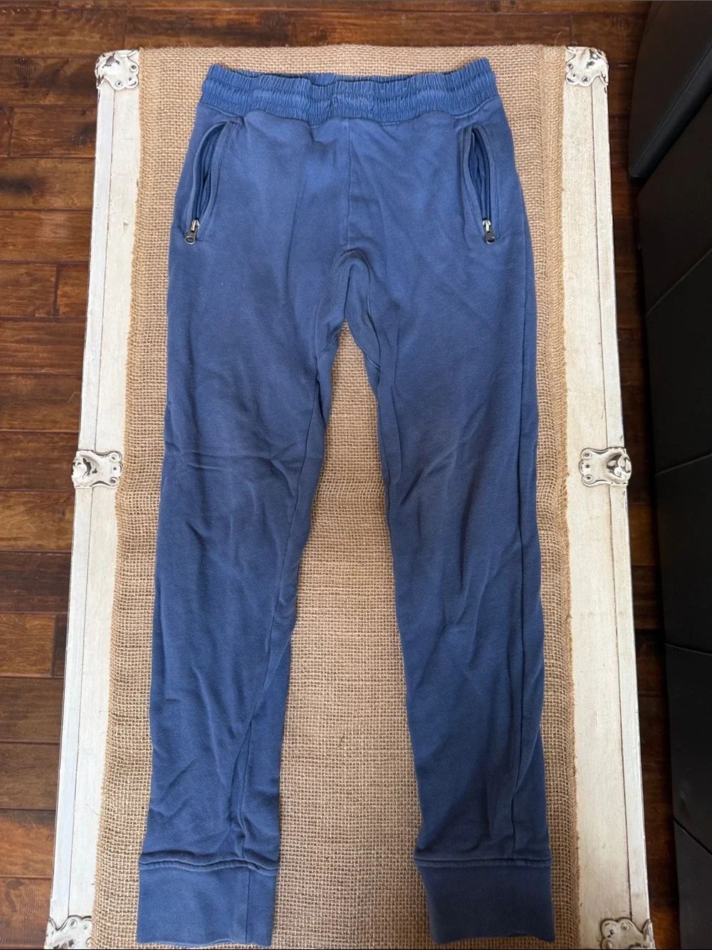 GAP Navy Blue Kids Jogger Sweatpants with Zip Pockets